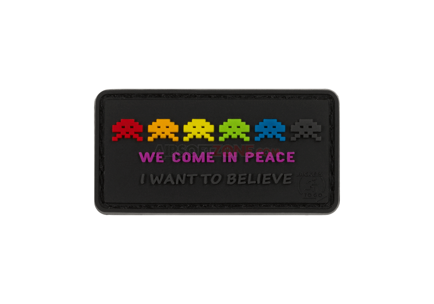 Patch cauciuc - alien invasion - color